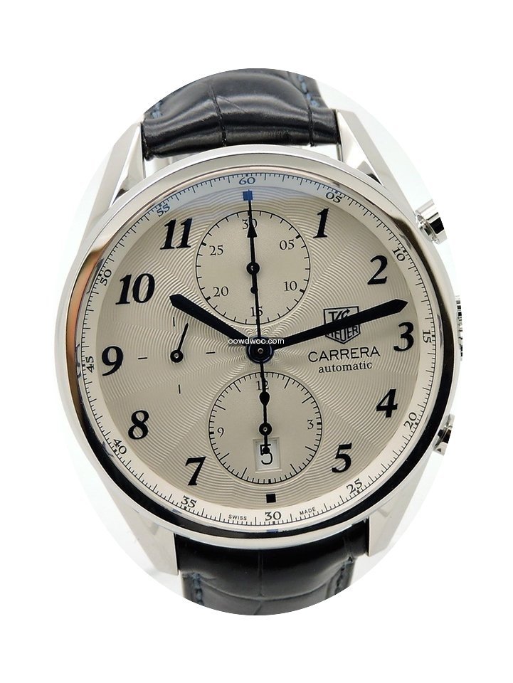 TAG Heuer Carrera Heritage White Dial Bl...