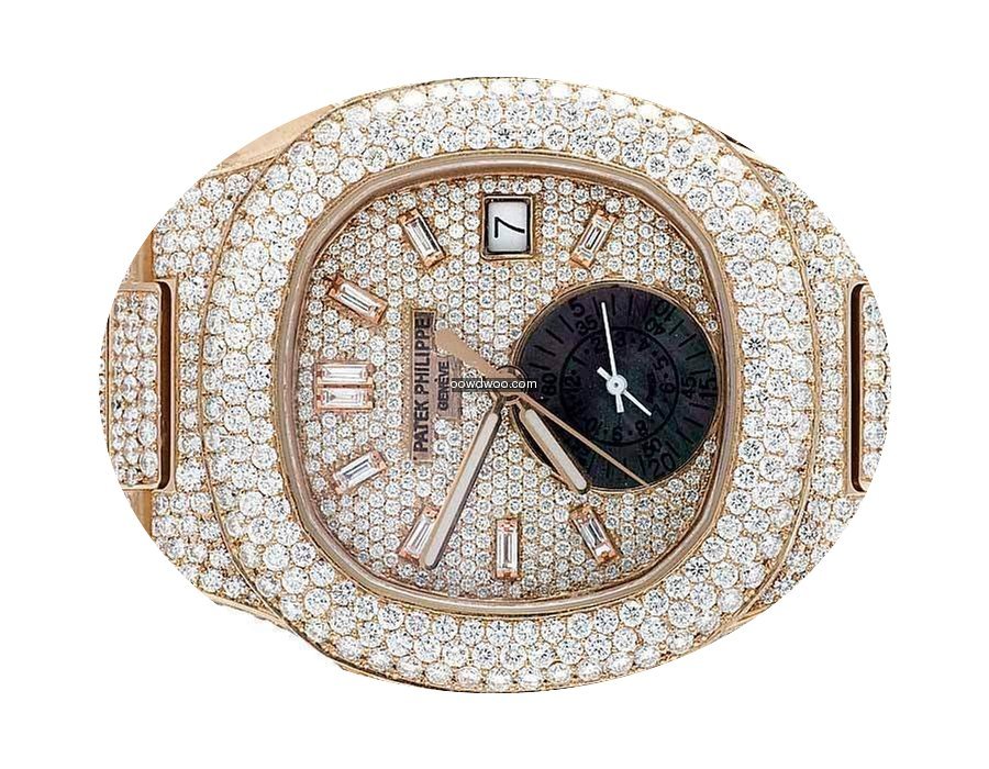 Patek Philippe 18k Rose Gold Mens Nautil...