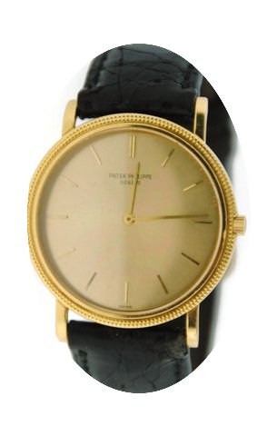 Patek Philippe Calatrava Hobnail 18K Yel...