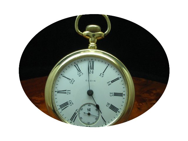 Elgin National Watch Co. Gold Mantel Ope...