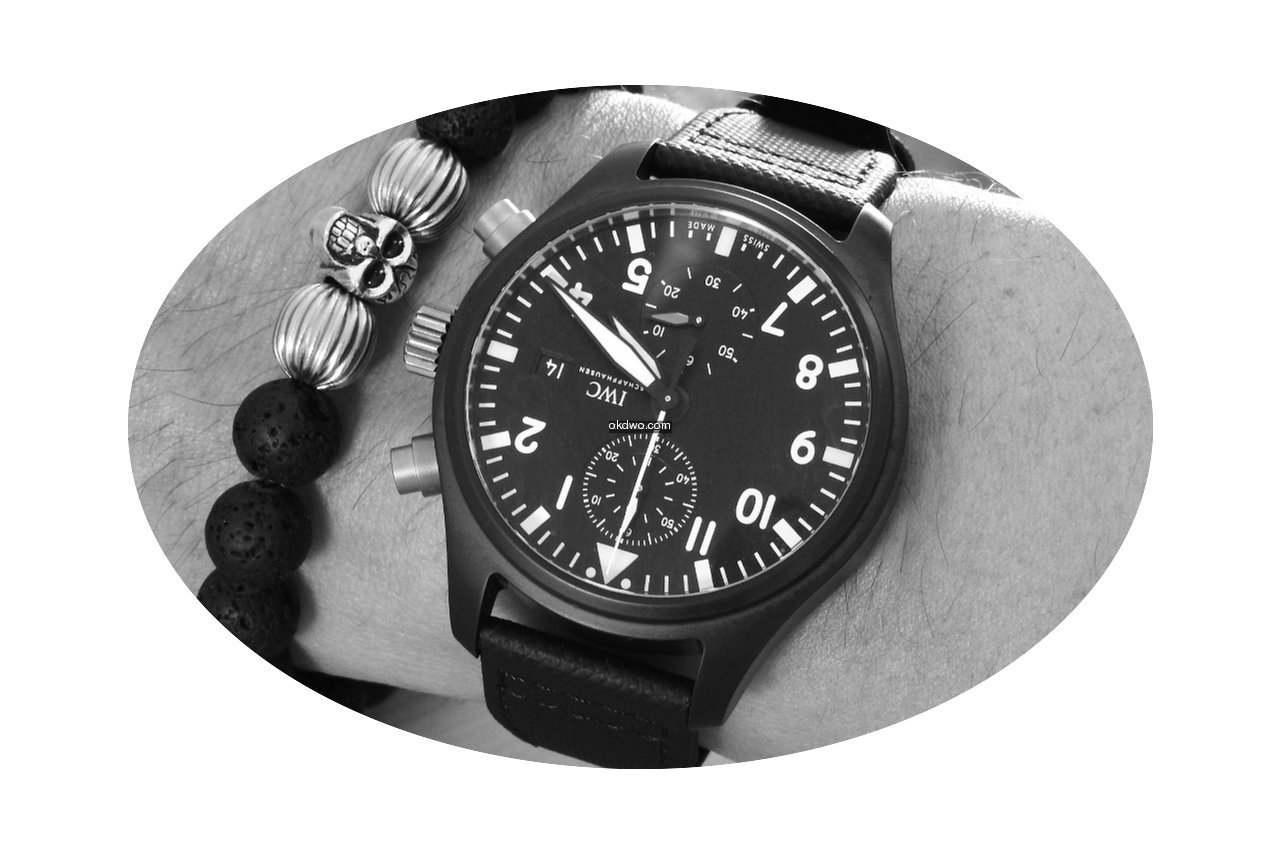 IWC Pilot Chronograph Top Gun ad: $10,02...