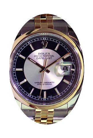 Rolex Datejust 36 116203-BKSSDJ Black an...