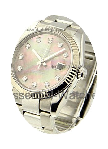 Rolex Used Mens Datejust with Oyster Bra...