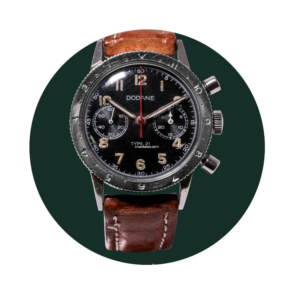 Dodane Type 21 flyback military valjoux ...