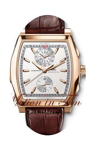 IWC DA VINCI CHRONOGRAPH ROSE GOLD SKELE...