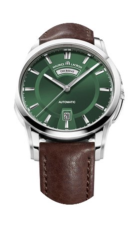 Maurice Lacroix Pontos Day/Date Green Di...