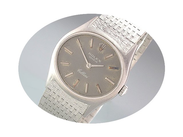Rolex Cellini - Damenuhr - 18K Weißgold...