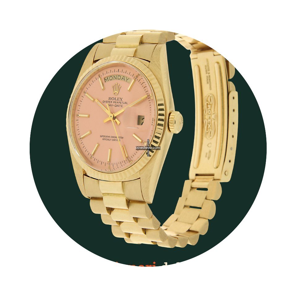Rolex Day-Date 1803 Pink Stella Dial...