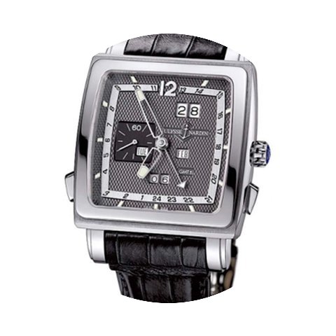 Ulysse Nardin Quadrato Dual Time White G...