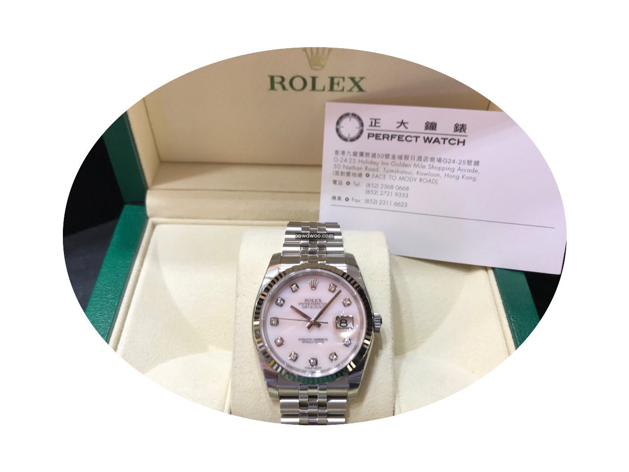 Rolex 116234NGPK Datejust 36mm Pink MOP...