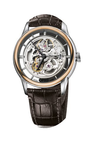 Oris Artelier Translucent Skeleton Gold ...