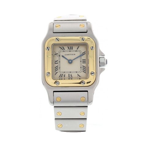 Cartier Ladies Cartier Santos 18K Yellow...