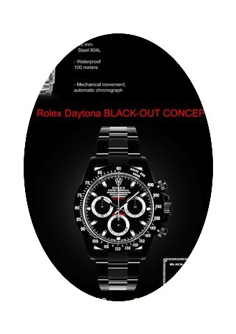 Rolex DAYTONA BLACK-OUT CUSTOMIZATION...