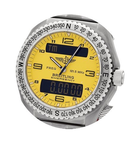 Breitling Emergency Titanium Yellow Dial...