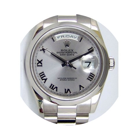Rolex Day-Date President 18K Solid White...