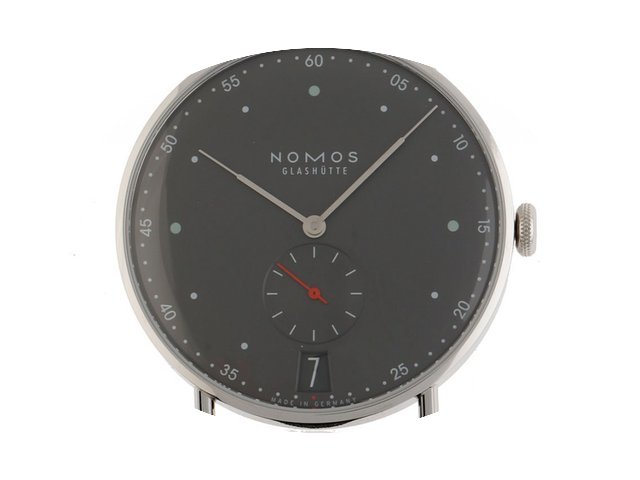 Nomos Glashütte Metro Datum stadtschwar...