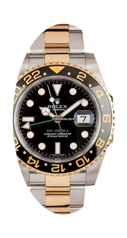 Rolex Gmt Master II Oro Acciaio Ghiera C...