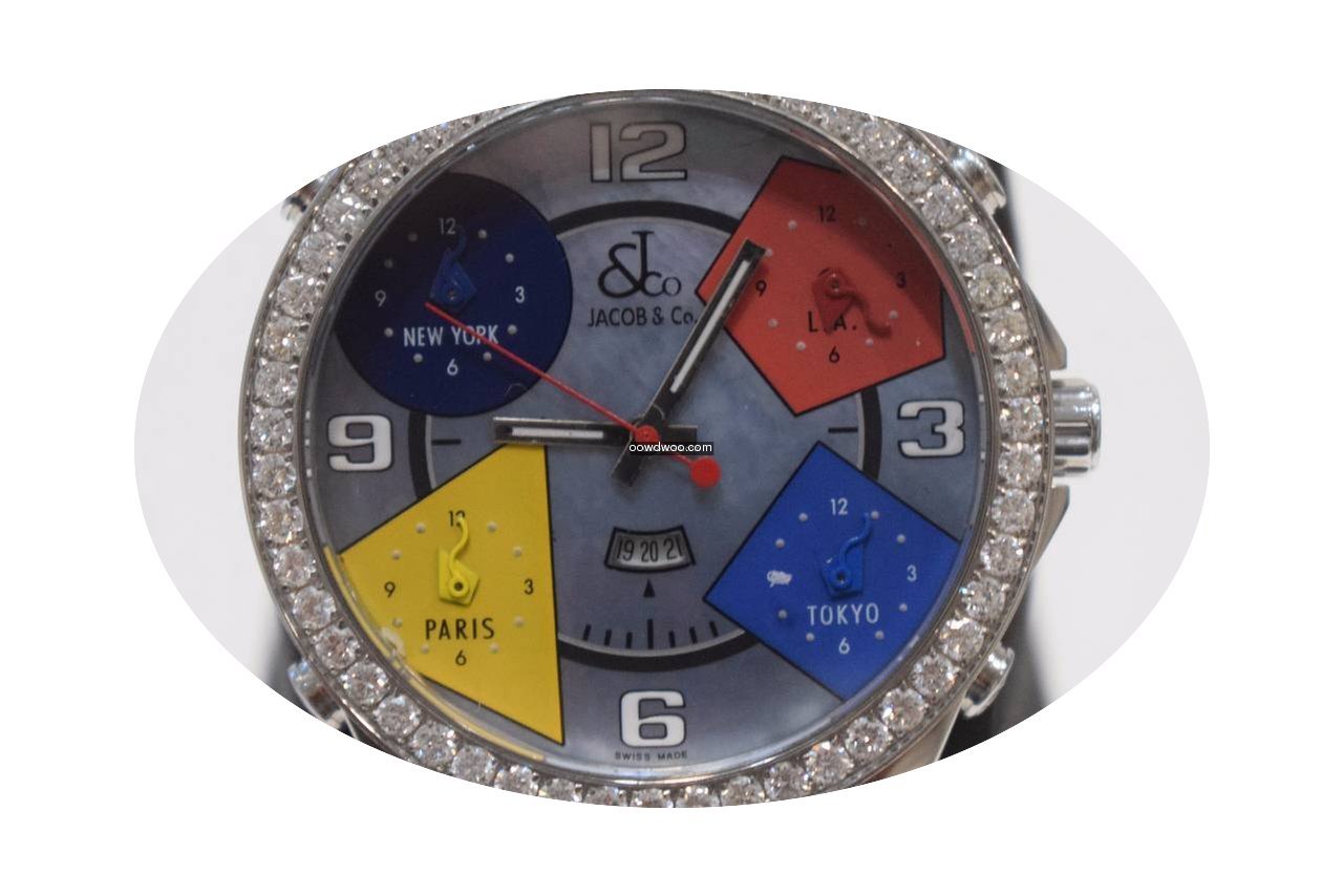 Jacob & Co. Five Time Zone Diamond...