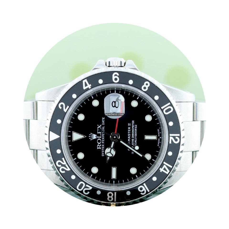 Rolex GMT-Master II Black Dial 40mm Oyst...