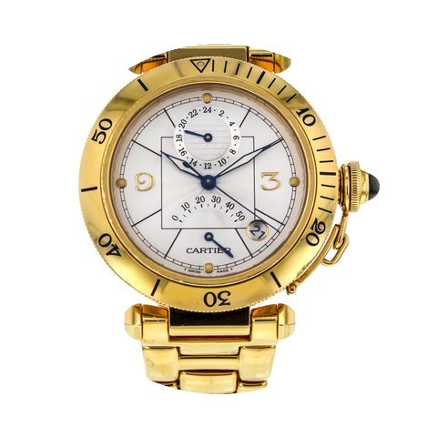 Cartier Pasha 38mm 2395 Power Resrve 18k...