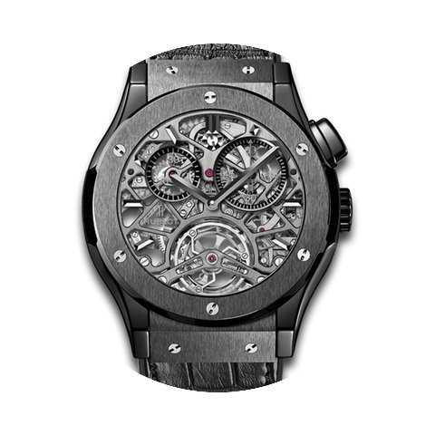 Hublot Classic Fusion Tourbillion All Bl...
