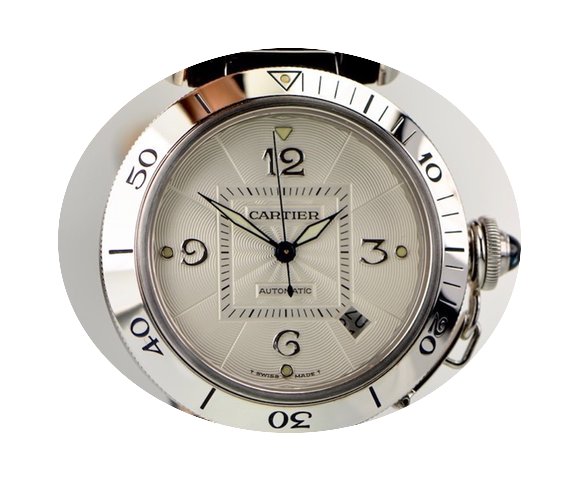 Cartier Pasha whitegold 38 mm perfekt...