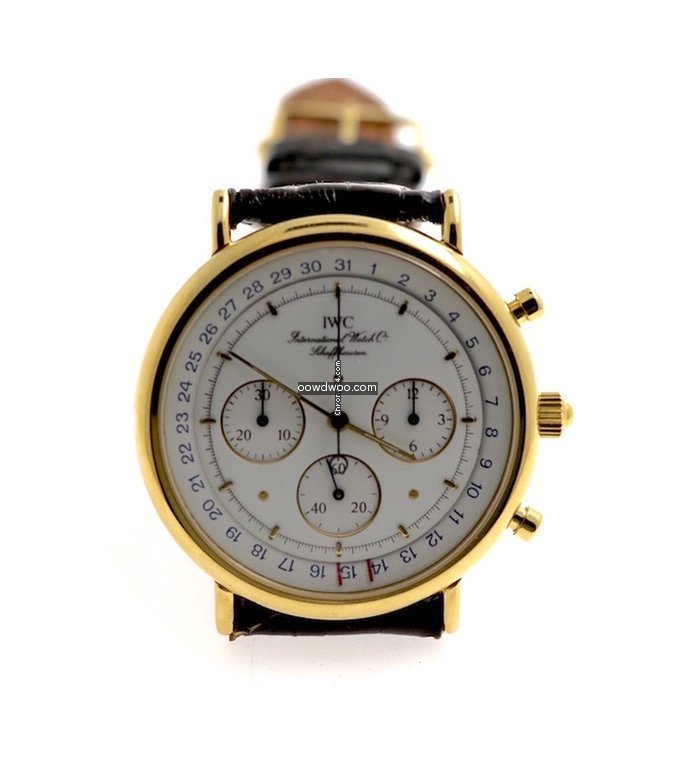 IWC Portofino Chronograph Quarzo Oro 18k...