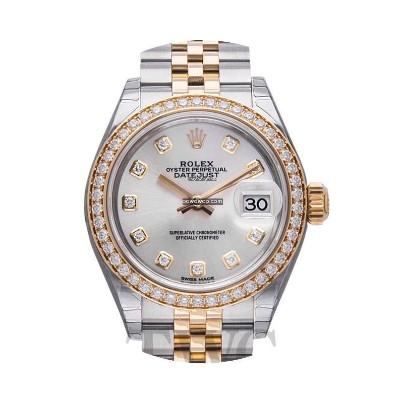 Rolex Lady Datejust Silver Steel/18k Yel...