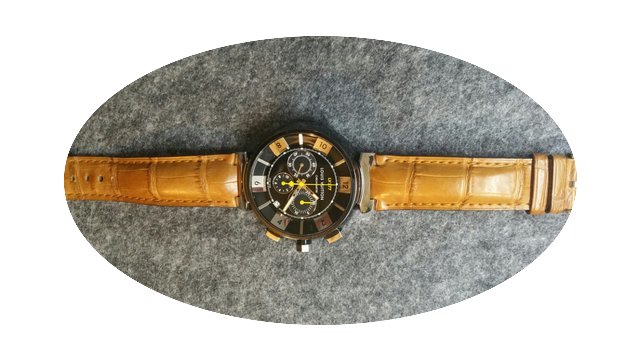 Louis Vuitton TAMBOUR IN BLACK LV277 AUT...