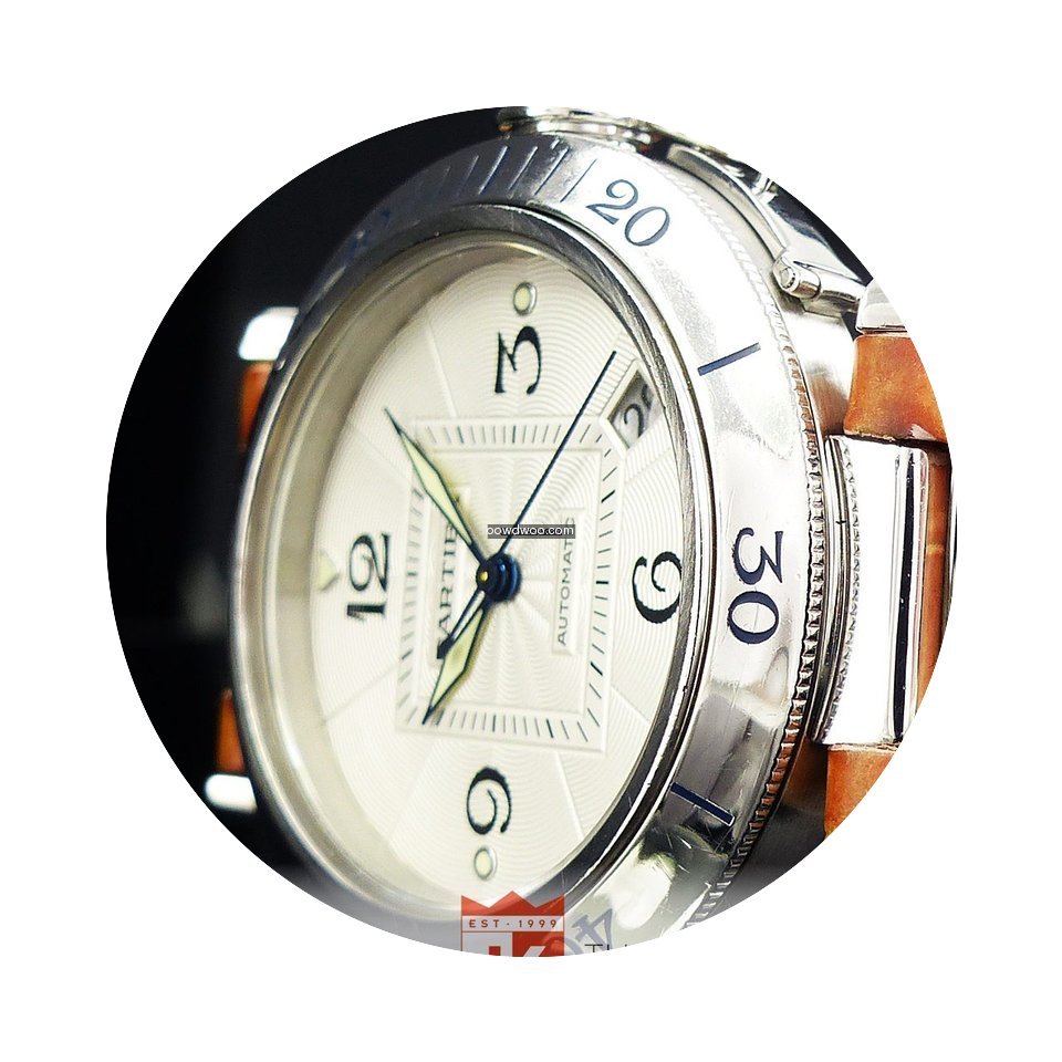 Cartier Pasha Date Automatic Stahl Ldb. ...