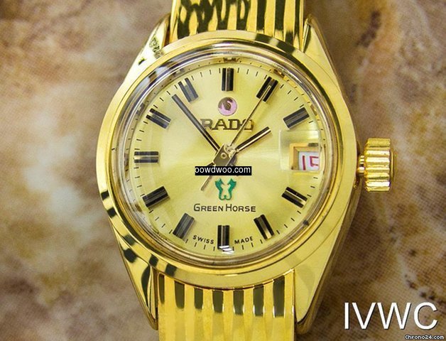 Rado Green Horse Automatic Gold Plated L...