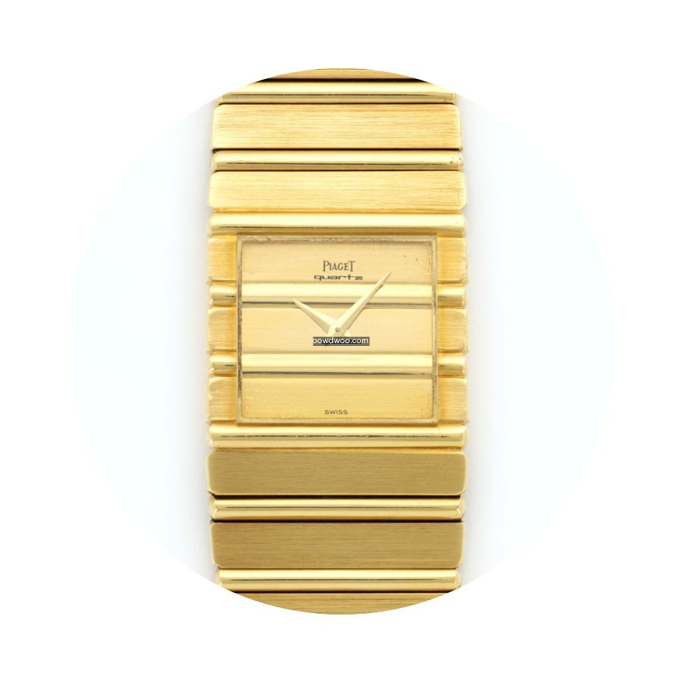 Piaget Polo Yellow Gold Bracelet Watch...