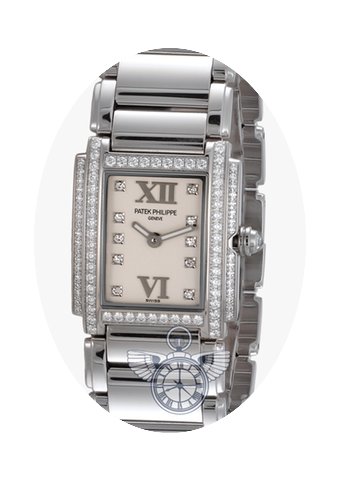 Patek Philippe Twenty-4 White Gold Diamo...