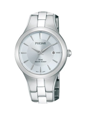 Pulsar PH7415X1 Damenuhr 50M silber 28mm...