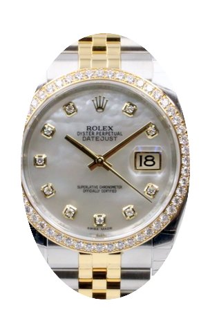 Rolex Datejust 36 116243-MOPDDJ White Mo...