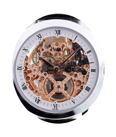 Piaget limitierte Skelettuhr in Platin, ...