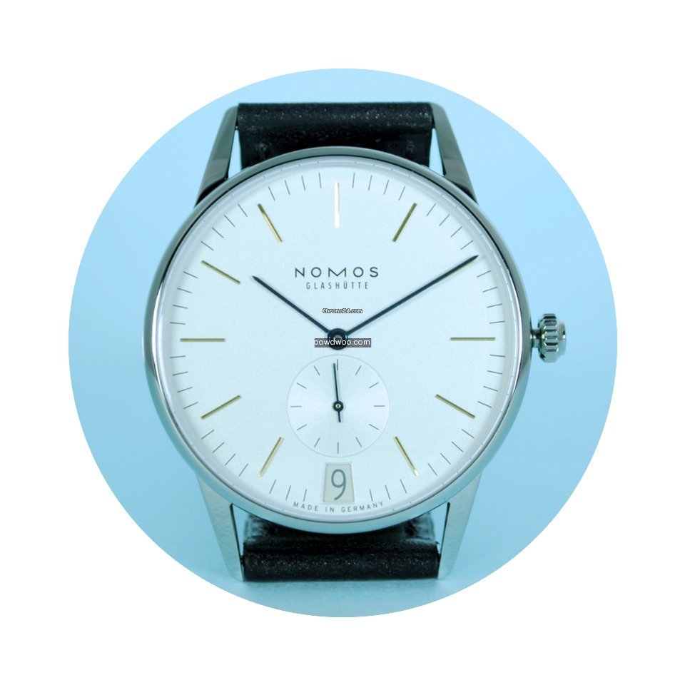 Nomos Glashütte Orion 38 Datum Saphirgl...