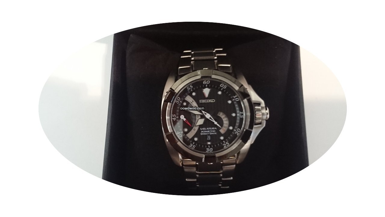 Seiko Velatura Kinetic Direct Drive...