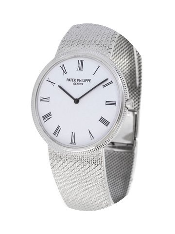 Patek Philippe 18K White Gold 3520G Manu...