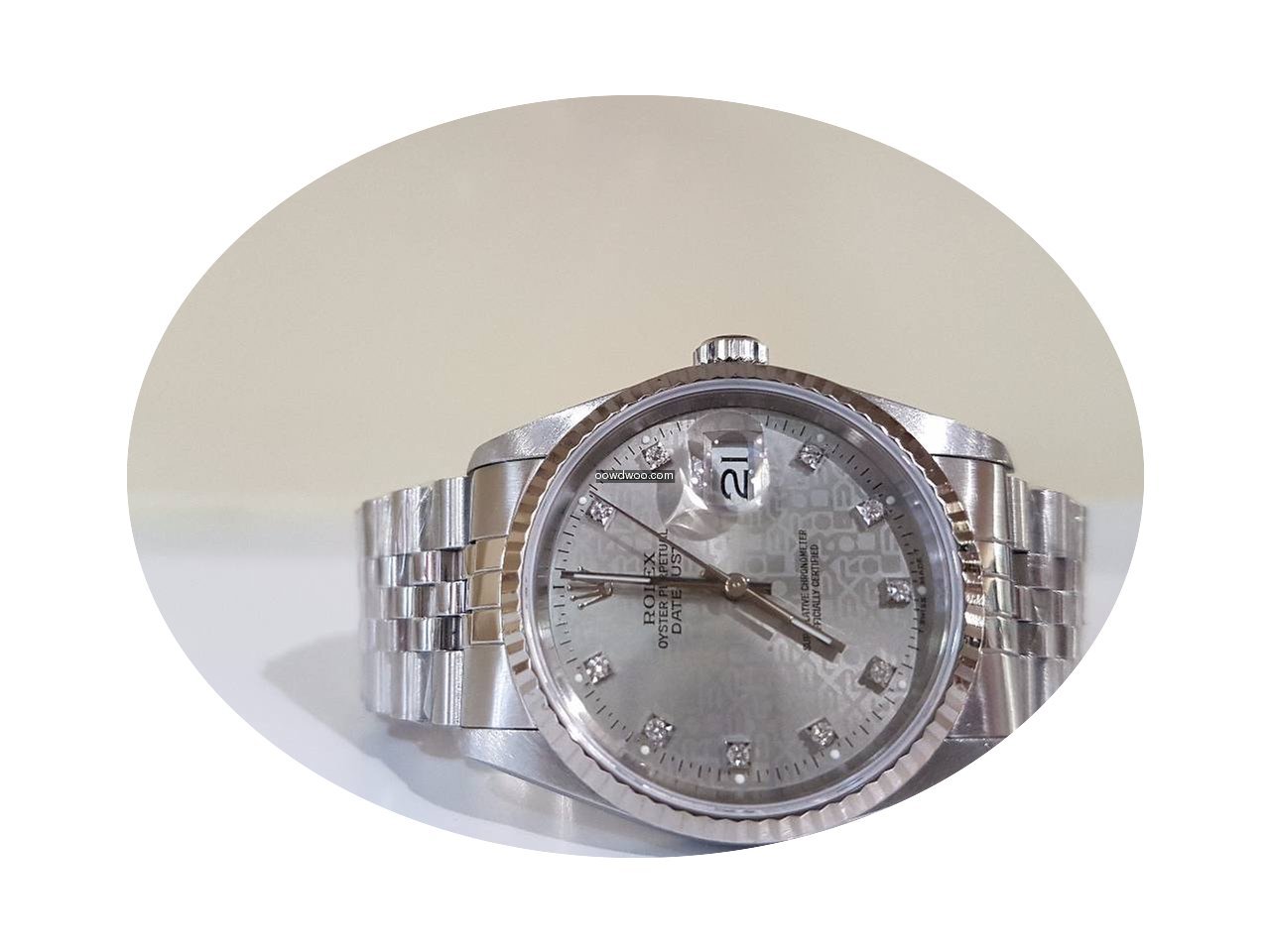 Rolex Datejust 36mm diamond dial - warra...