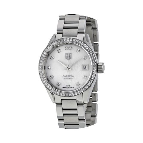 TAG Heuer Carrera Automatic White Mother...