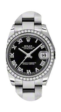 Rolex Datejust Ladies Midsize 178384-BLK...