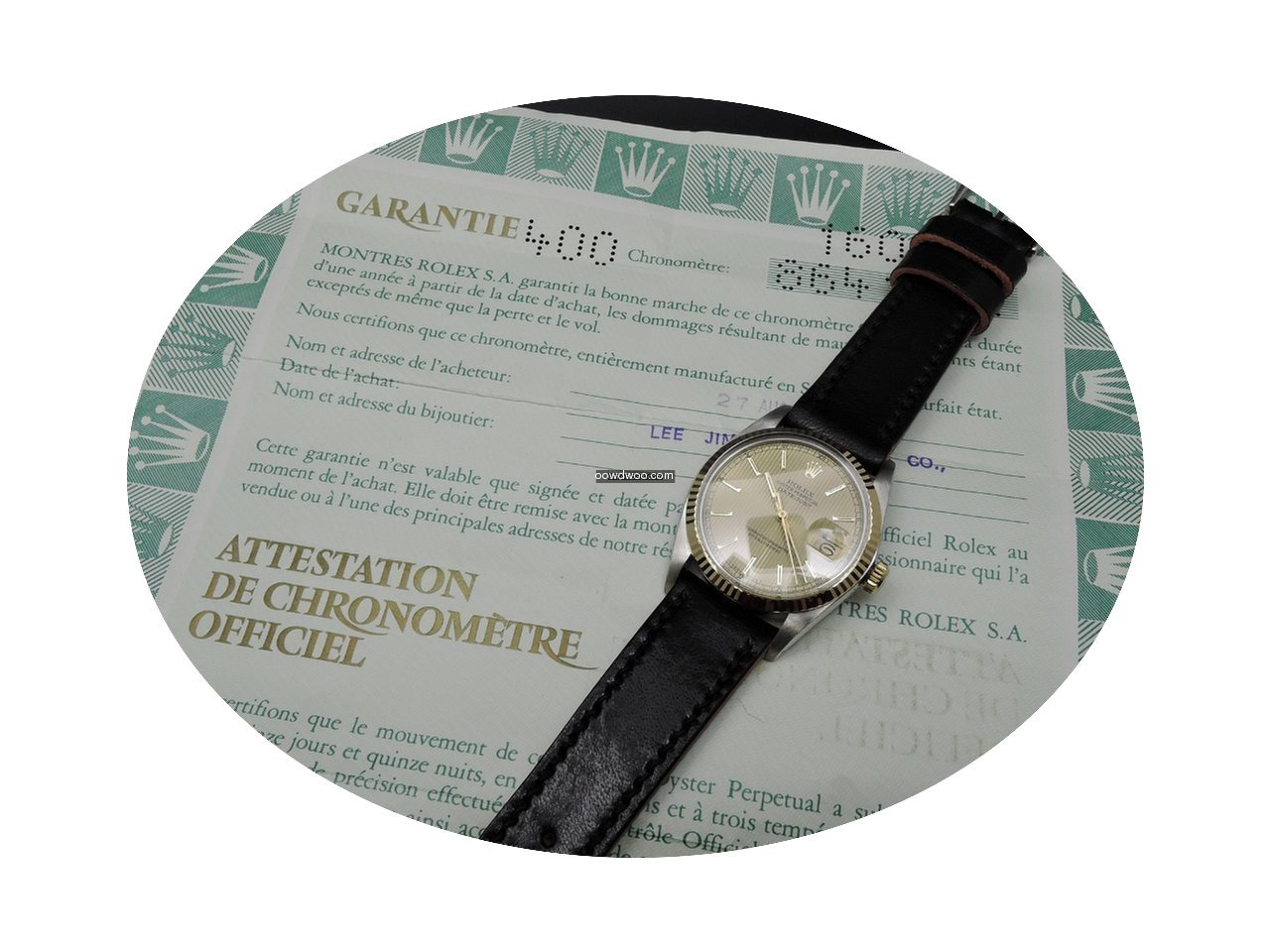 Rolex DATEJUST 16013 2-Tone Original Gol...