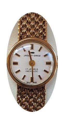 Jaquet-Droz Vintage Solid Gold Woman 9K...