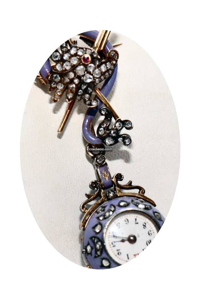 Fabergé Faberge Schmuckuhr von 1914/191...