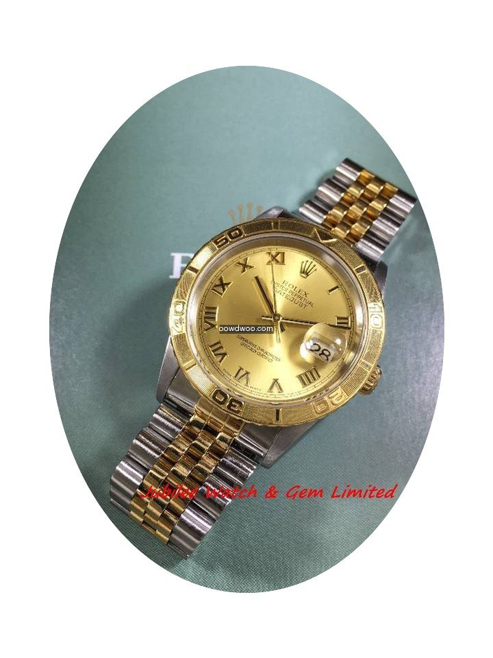 Rolex Datejust Turn-O-Graph Champagne Ro...
