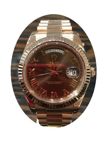 Rolex Day-Date II 41 Rosegold 1A Zustand...