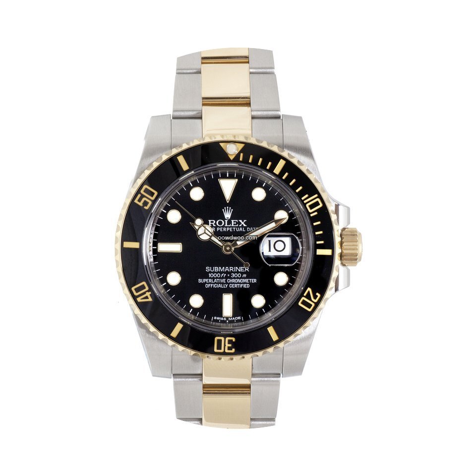 Rolex 18K & Stainless Steel Submariner 1...