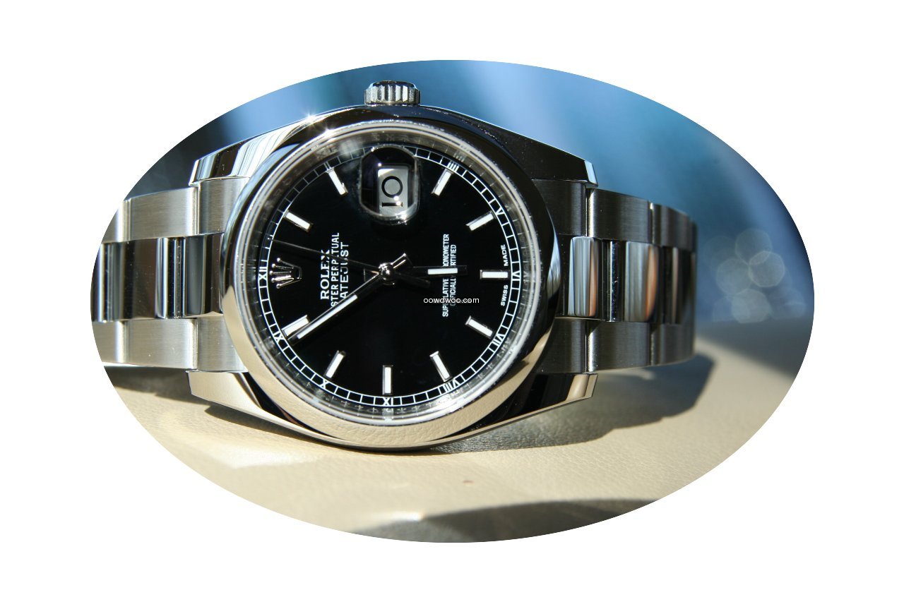 Rolex OYSTER PERPETUAL DATEJUST 36mm bla...