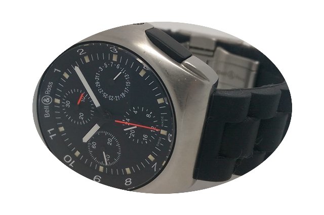 Bell & Ross SPACE 3 GMT Rare Mens Wa...